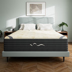Babo Care 12 inch Queen Size Mattress, Dual-Sided Mattress, Memory Foam Hybrid Mattress in a Box, Individually Pocketed Springs, Motion Isolation, CertiPUR-US Certified, Medium Firm