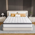 Babo Care 12 inch Twin Hybrid Mattress with Bamboo Charcoal Layer, Medium Firm Support, Gel Memory Foam, Individually Pocketed Coils, Motion Isolation, CertiPUR-US Certified