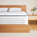 Babo Care Queen Mattress, 12 Inch Queen Hybrid Mattress in a Box, Anti-Static Fabric, Upgrade Individually Pocket Springs, Medium, Pressure Relief, Breathable Comfort, CertiPUR-US Certified