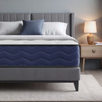 Babo Care King Mattress, 10 inch Cooling Memory Foam Mattress, Hybrid Firm Mattress in a Box, Pocket Spring, Pressure Relief, CertiPUR-US Certified