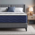 Babo Care Full Mattress, 12 inch Cooling Memory Foam Mattress, Hybrid Firm Mattress in a Box, Pocket Spring, Pressure Relief, CertiPUR-US Certified