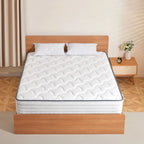 Babo Care Queen Mattress, 12 Inch Queen Hybrid Mattress in a Box, Anti-Static Fabric, Upgrade Individually Pocket Springs, Medium, Pressure Relief, Breathable Comfort, CertiPUR-US Certified