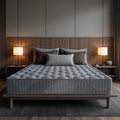 Babo Care 12 inch King Size Mattress, Firm, Cooling Wave Foam, Hybrid Mattress, Pocketed Springs, Motion Isolation, CertiPUR-US Certified, Bed in a Box