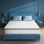 Babo Care Queen Mattress, 12-Inch Memory Foam, Hybrid Mattress with Independent Pocket Springs, Isolated Motion, Pressure Relief, Mattress in a Box