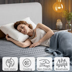 Babo Care 10 inch Full Size Mattress, Medium-Firm, Cooling Wave Foam, Hybrid Mattress in a Box, Pressure Relief, Pocketed Springs, Motion Isolation, CertiPUR-US Certified
