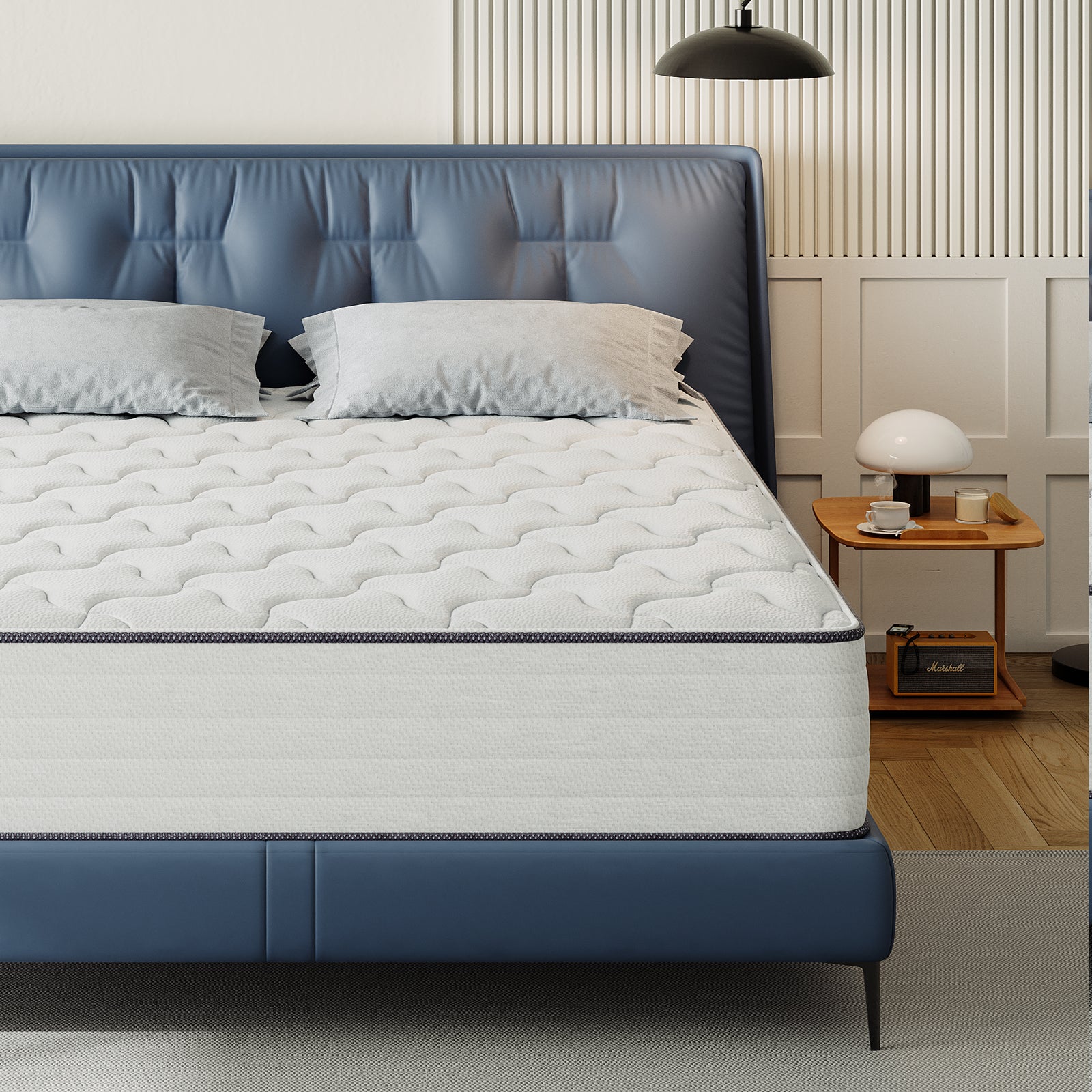 Babo Care Queen Size,12" Hybrid Memory Foam Mattress Spring Mattress In a Box,Medium