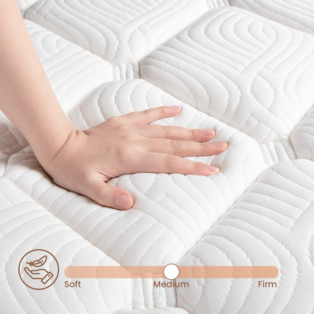 Full Mattress, Babo Care 10 Inch Cooling-Gel Memory Foam and Individually Pocket Innerspring Hybrid Mattress, Full Bed Mattress in a Box, CertiPUR-US Certified, Medium Full Size Mattress