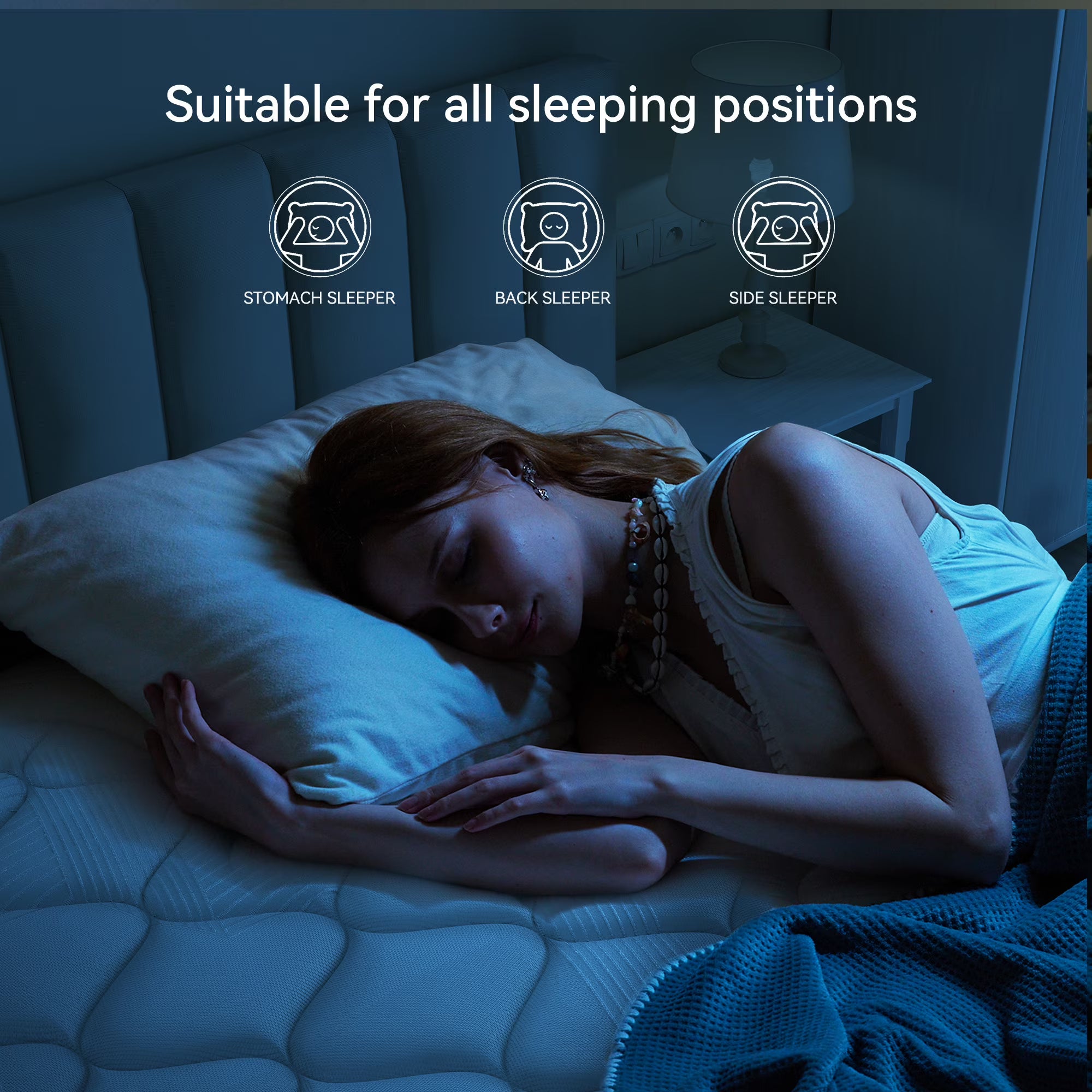 Babo Care King Mattress, 10 inch Cooling Memory Foam Mattress, Hybrid Firm Mattress in a Box, Pocket Spring, Pressure Relief, CertiPUR-US Certified