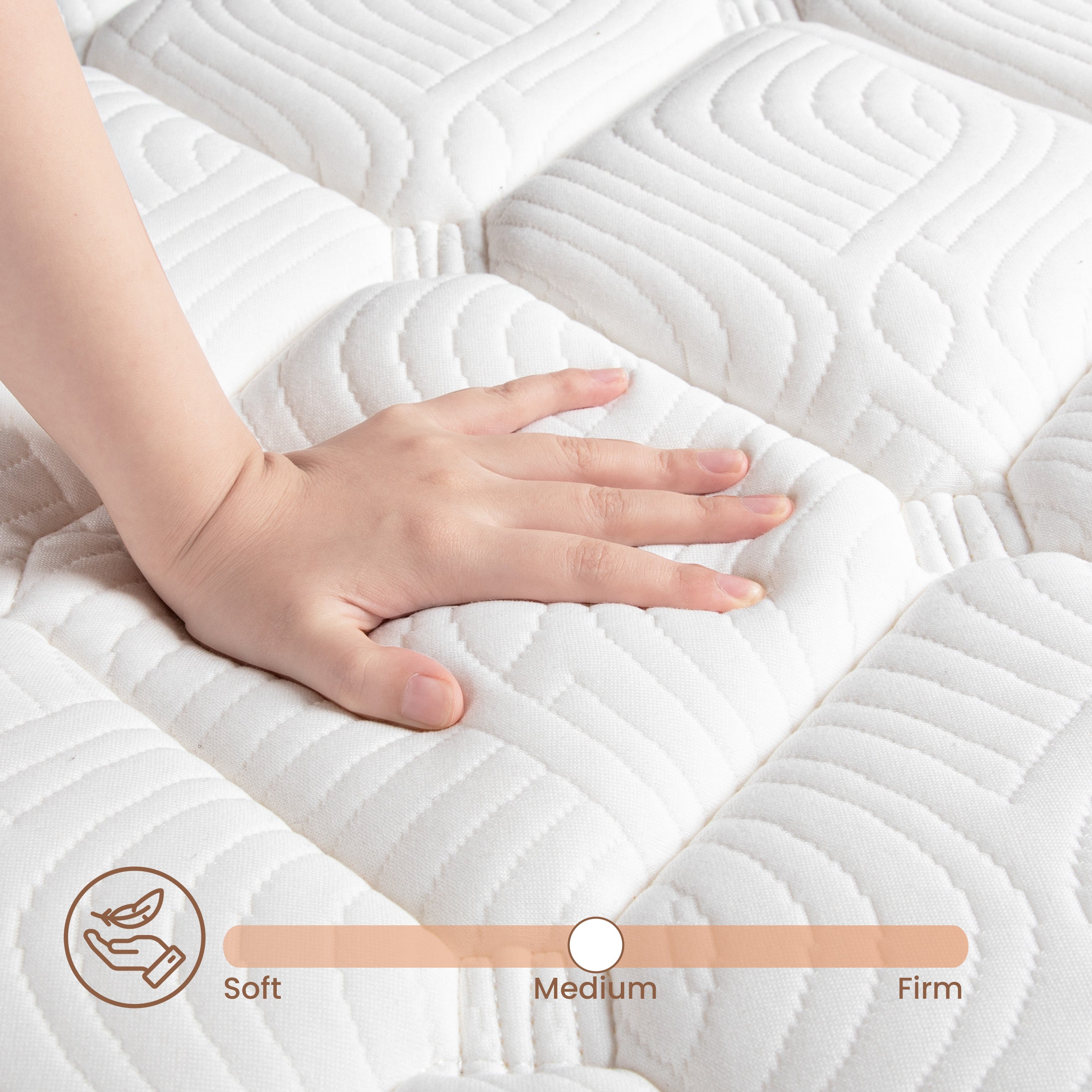 Queen Size,Babo Care 14 inch Cooling-Gel Memory Foam and Individually Pocket Innerspring Hybrid Mattress, Queen Mattress in a Box, CertiPUR-US Certified, Medium
