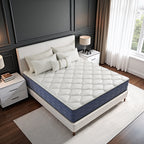 Babo Care Queen Mattress,12 Inch Hybrid Mattress,Memory Foam with Individually Pocket Springs,Firm Mattress in Box,CertiPUR-US,Anti-Static Fabric