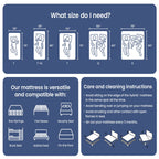 Babo Care 10 inch Full Size Mattress, Medium-Firm, Cooling Wave Foam, Hybrid Mattress in a Box, Pressure Relief, Pocketed Springs, Motion Isolation, CertiPUR-US Certified
