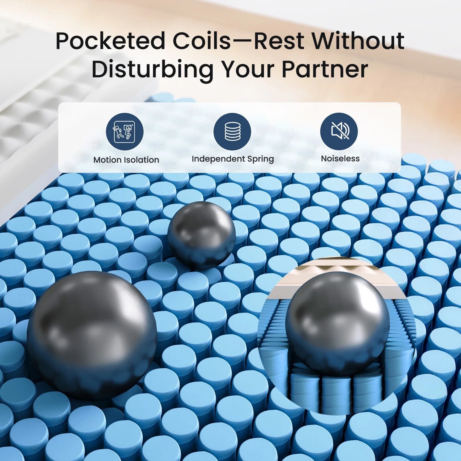 POSMOND Dual-Sided 12" Twin Mattress Medium Firm & Firm Reversible Hybrid Mattress,Cooling Gel Memory Foam Mattress-in-a-Box,Pocket Coils,Pressure Relief