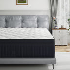 Babo Care TXO 12" Cooling Queen Medium Euro Hybrid Mattress with Manual