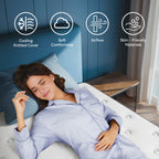 Babo Care Queen Mattress, 12-Inch Memory Foam, Hybrid Mattress with Independent Pocket Springs, Isolated Motion, Pressure Relief, Mattress in a Box