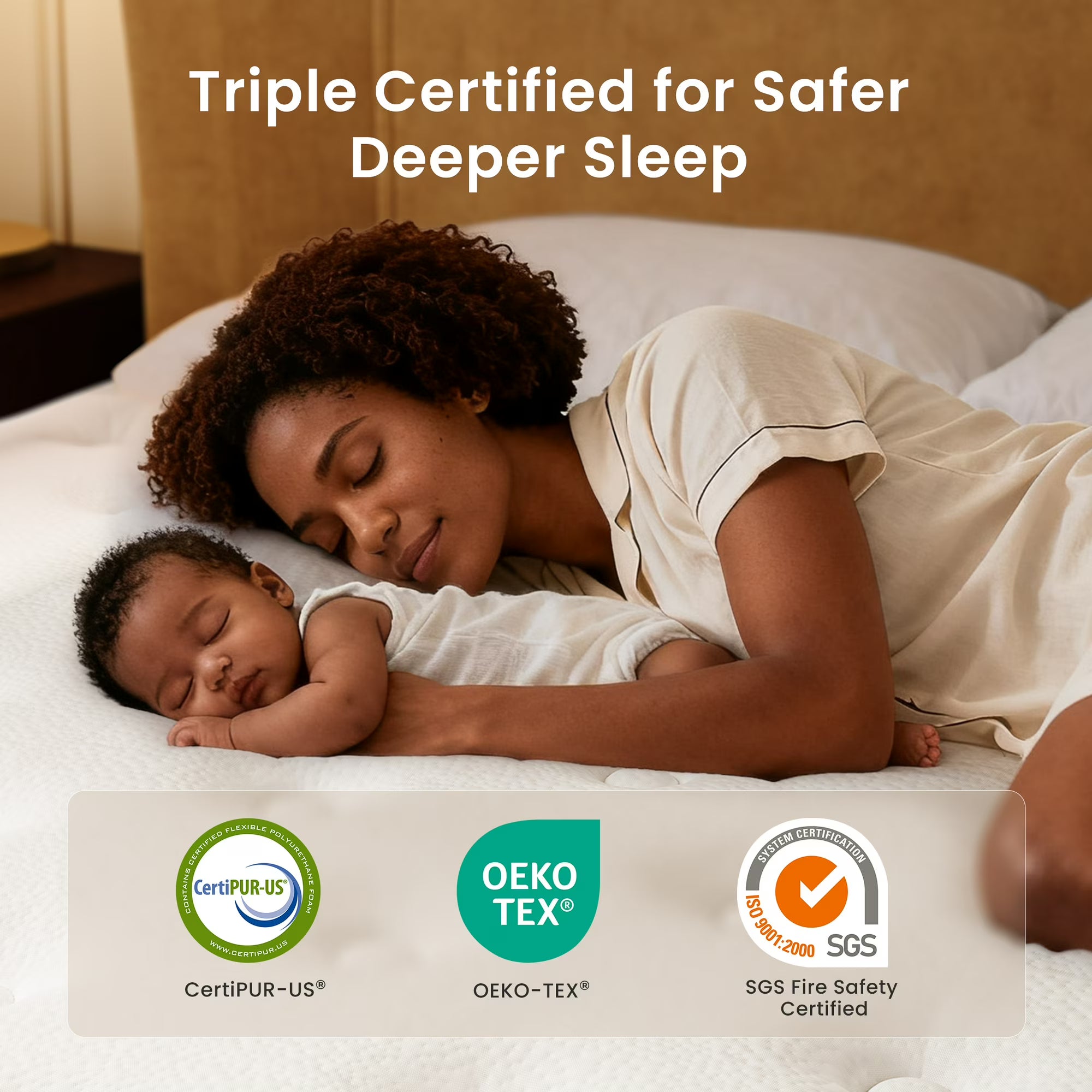 Babo Care Queen Mattress, 12-Inch Memory Foam, Hybrid Mattress with Independent Pocket Springs, Isolated Motion, Pressure Relief, Mattress in a Box