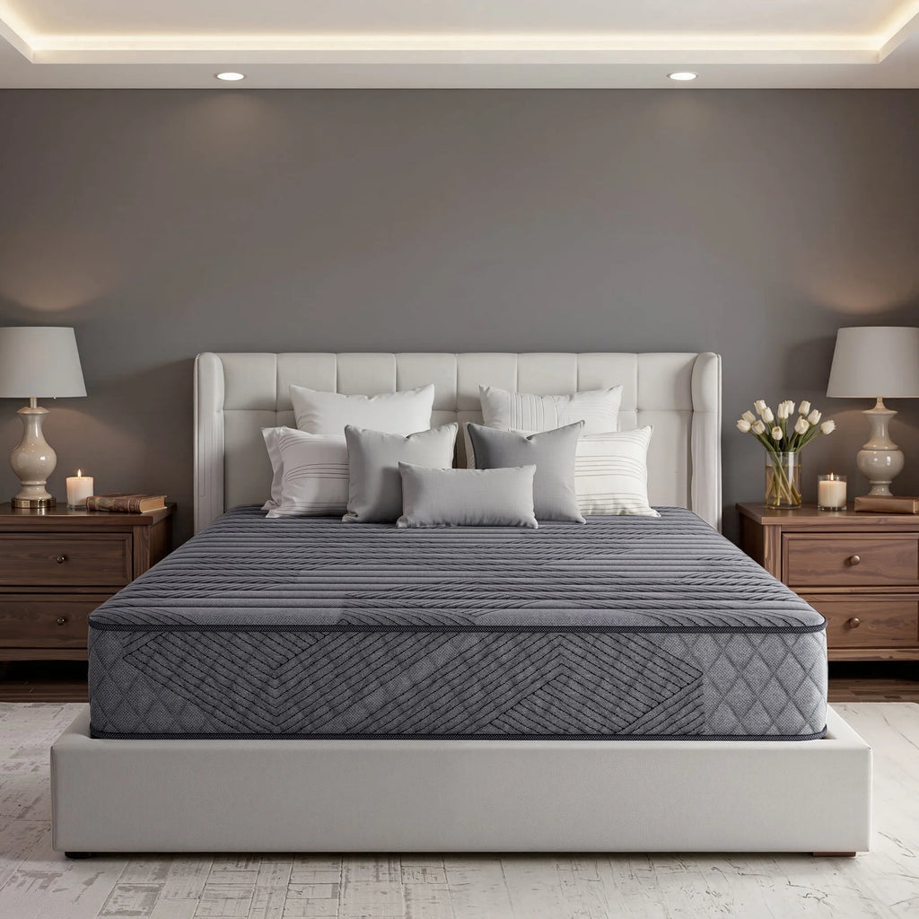 Babo Care 14-inch Full Hybrid Mattress in a Box,Medium Firm Support Mattress with Memory Foam & Pocket Coils for Back & Stomach Sleepers,CertiPUR-US Certified