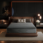 Babo Care Full Mattress, 10 inch Gel Memory Foam Hybrid Mattress for Comfort Sleep & Pressure Relief, Medium Firm, CertiPUR-US