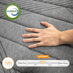Babo Care Full Mattress, 10 inch Gel Memory Foam Hybrid Mattress for Comfort Sleep & Pressure Relief, Medium Firm, CertiPUR-US