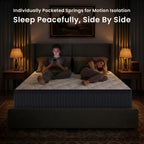 Babo Care Classic Hybrid 10" Queen Mattress - Medium - Memory Foam & Innerspring Coils - Cooling Top Layer - Pressure-Relief - Mattress in a Box
