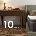 Babo Care Classic Hybrid 10" Queen Mattress - Medium - Memory Foam & Innerspring Coils - Cooling Top Layer - Pressure-Relief - Mattress in a Box