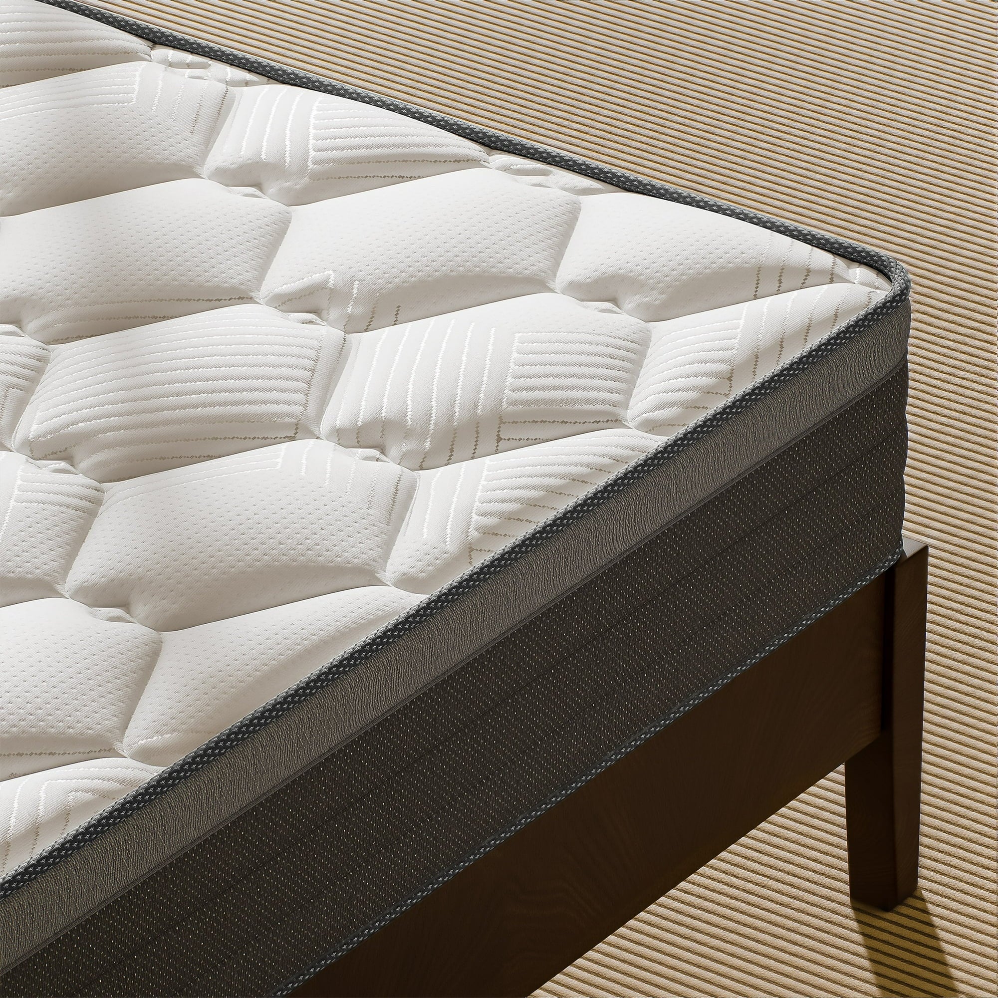Babo Care 12 inch Queen Mattress, Memory Foam Mattress, Hybrid Mattress with Pocket Spring for Cool Sleep & Pressure Relief, Motion Isolation, Medium, Mattress in a Box, CertiPUR-US