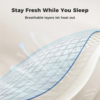 Babo Care 12 inch Queen Mattress, Memory Foam Mattress, Hybrid Mattress with Pocket Spring for Cool Sleep & Pressure Relief, Motion Isolation, Medium, Mattress in a Box, CertiPUR-US
