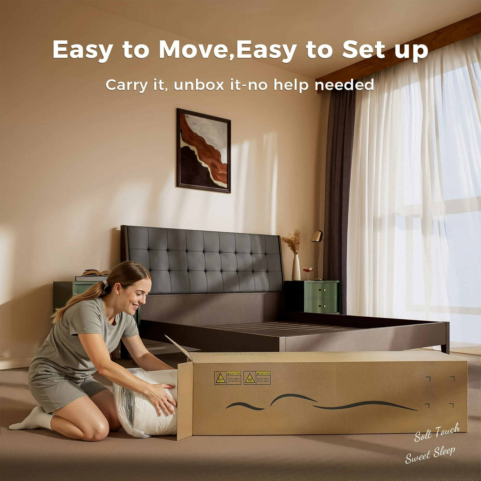 Babo Care 12 inch Queen Mattress, Memory Foam Mattress, Hybrid Mattress with Pocket Spring for Cool Sleep & Pressure Relief, Motion Isolation, Medium, Mattress in a Box, CertiPUR-US