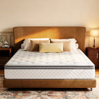Babo Care Queen Mattress, 12-Inch Memory Foam, Hybrid Mattress with Independent Pocket Springs, Isolated Motion, Pressure Relief, Mattress in a Box