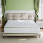 Babo Care 10 inch King Hybrid Mattress, Medium Firm , Motion Isolation, CertiPUR-US Certified, Bed-in-a-Box