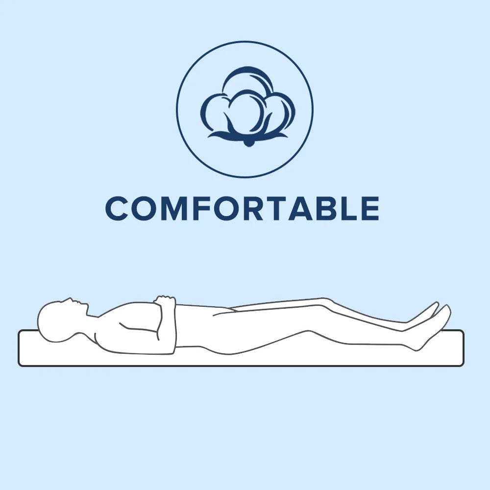 Babo Care 10 inch King Hybrid Mattress, Medium Firm , Motion Isolation, CertiPUR-US Certified, Bed-in-a-Box
