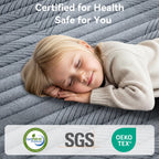 Babo Care 10 inch Full Size Mattress, Medium-Firm, Cooling Wave Foam, Hybrid Mattress in a Box, Pressure Relief, Pocketed Springs, Motion Isolation, CertiPUR-US Certified