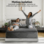 Babo Care 10 inch Full Size Mattress, Medium-Firm, Cooling Wave Foam, Hybrid Mattress in a Box, Pressure Relief, Pocketed Springs, Motion Isolation, CertiPUR-US Certified